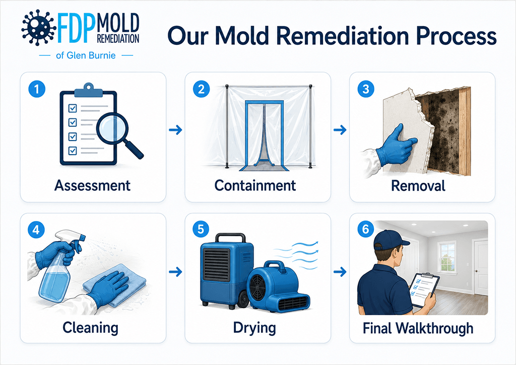 FDP Mold Remediation of Glen Burnie Process FDP Mold Remediation of Glen Burnie Process